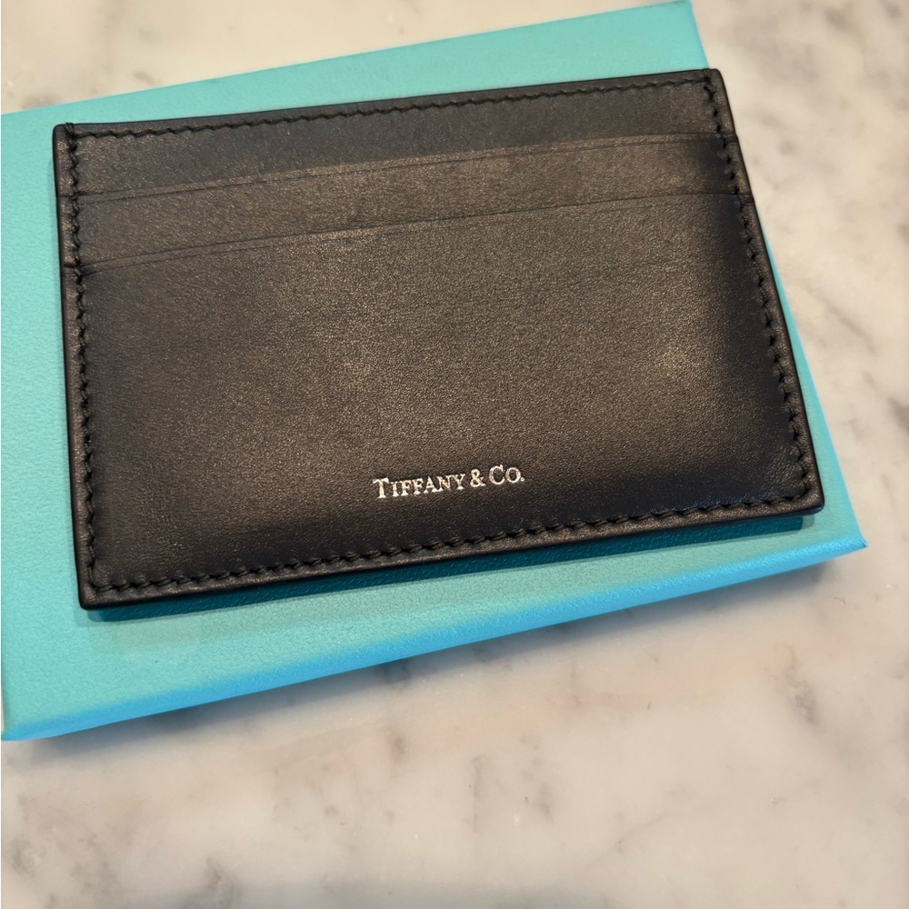 Tiffany & Co. Black Card Holder